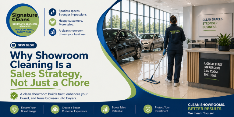 Why Showroom Cleaning Is a Sales Strategy, Not Just a Chore