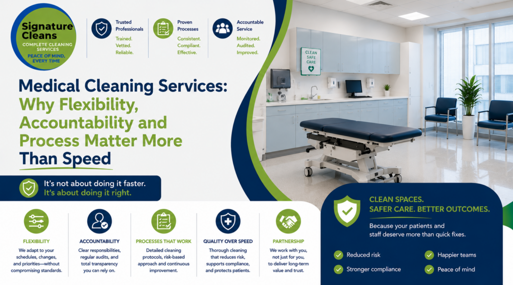 Medical Cleaning Services: Flexibility, Process & Results