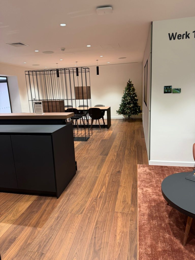 Commercial office floor cleaning by Signature Cleans, Exeter & Devon
