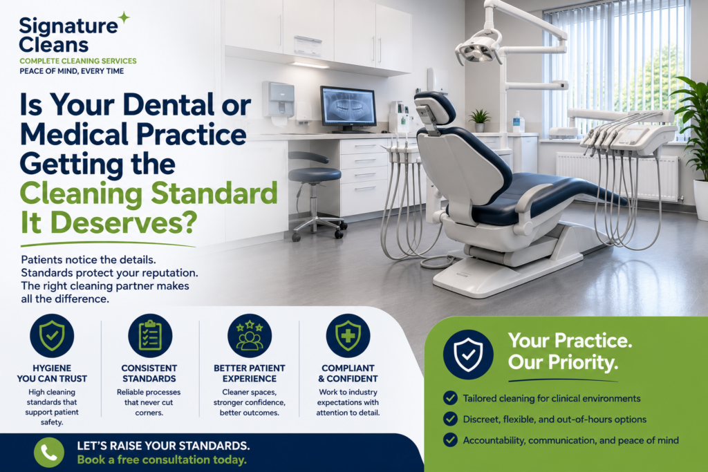 Is Your Dental or Medical Practice Getting the Cleaning Standard It Deserves?